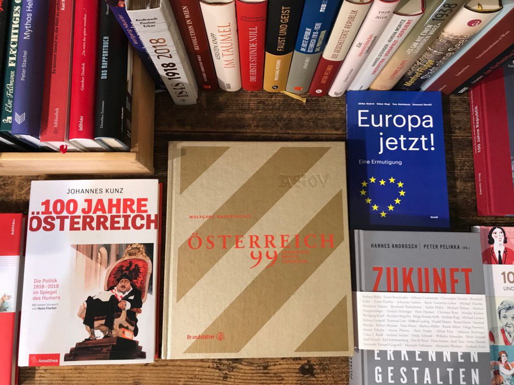 Du betrachtest gerade 100 Jahre Republik Österreich – Bunter Bücherreigen zum Gedenkjahr