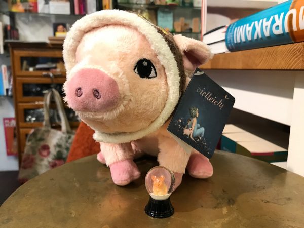 Schneekugel „Glücksschweinchen“ mini