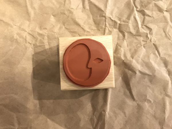 Mondsichel oder Mondgesicht – Stempel