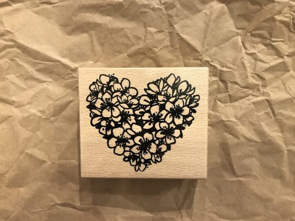 Kirschblütenherz – Stempel