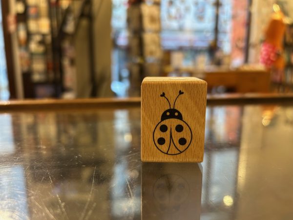 Marienkäfer mit Herzchenfühler – Stempel