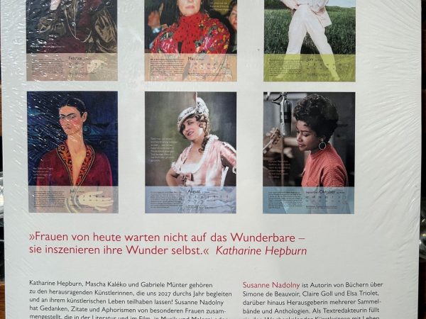 Künstlerinnen Kalender 2027