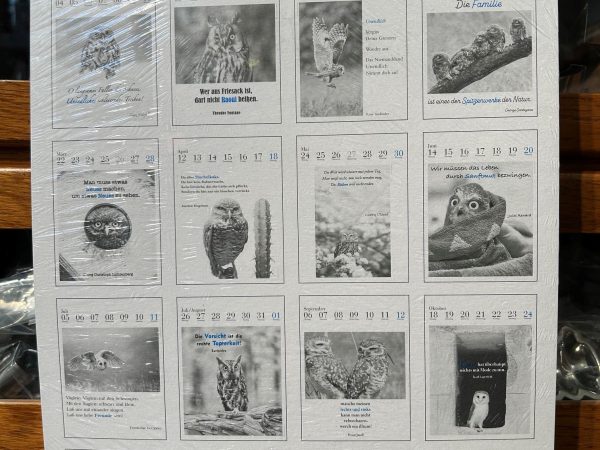 Der literarische Eulenkalender 2027