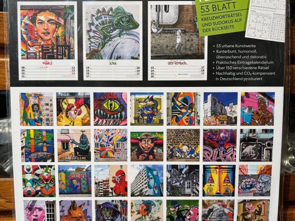 Ackermanns Street Art Wochenplaner 2027
